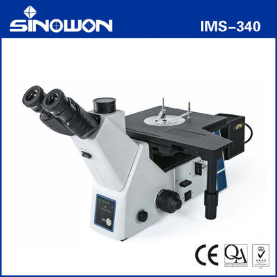 المجهر المعدني المقلوب ثلاثي العين 5X 10X 20X 50X 100X الهدف IMS-340