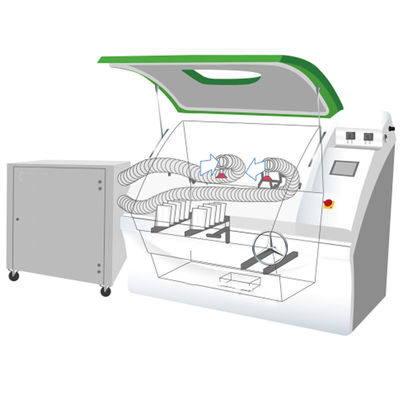 غرفة اختبار رذاذ الملح SST-1000-CCT CCT آلة اختبار رذاذ الملح المركبة CE المعتمدة